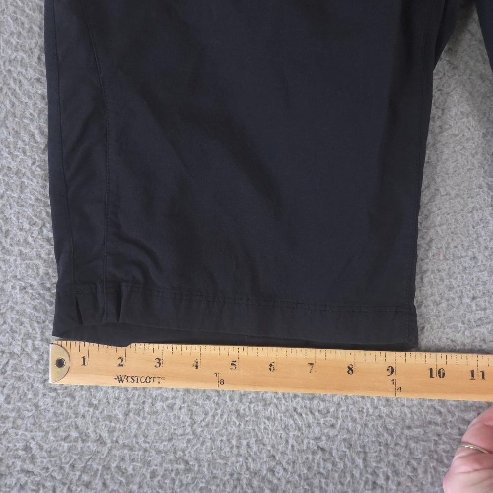Columbia Shorts Womens 16 Black 13" Anytime Outdoor Long Chino Omni-Shield Nylon - Picture 2 of 11